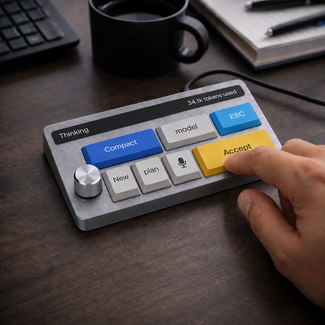 Vibe coding keyboard